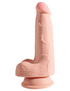 King Cock Plus 5" Triple Density Cock with Balls - Flesh